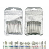 50pcs Nail Diamond Drill Bit Set for Nail Milling Cuticle Clean Cutter Electric Nail Cutter Accessories Dead Skin Remove Tool