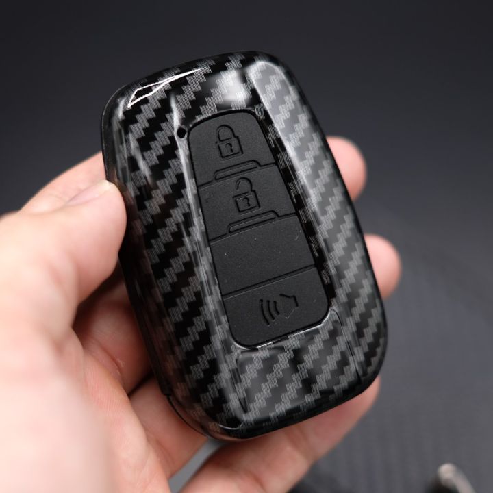 pro-โปรแน่น-เคสเคฟล่ารีโมทกุญแจรถยนต์-toyota-ch-r-1-8-hybrid-3ปุ่ม-smart-key-รีโมท-ไม้-กระดก-จู-น-รีโมท-รั้ว-รีโมท-รีโมท-บ้าน-จู-น-รีโมท