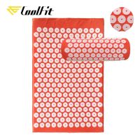 CoolFit Acupressure Mat Massage Mat and Pillow Set Yoga Mat Acupuncture Cushions Applicator kuznetsov Relieve Back  Neck