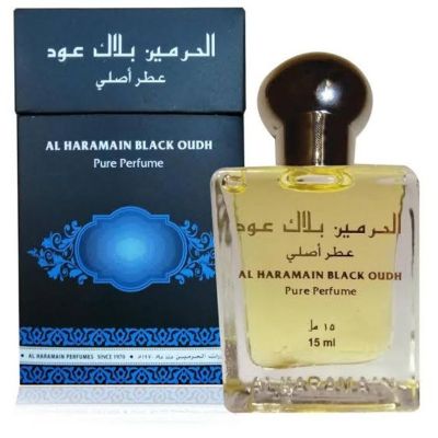 น้ำหอมอาหรับ Black Oudh Perfume Oil 15 ML (by Al Haramain