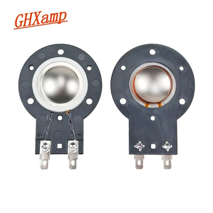 ghxamp-25-4mm-ทวีตเตอร์เสียงคอยล์ลำโพงเสียงแหลมฟิล์มไทเทเนียม25-5คอร์8ohm-ซ่อมแซม-k-100ti-k-79ชิ้นส่วนเครื่องเสียง-diy-2ชิ้น