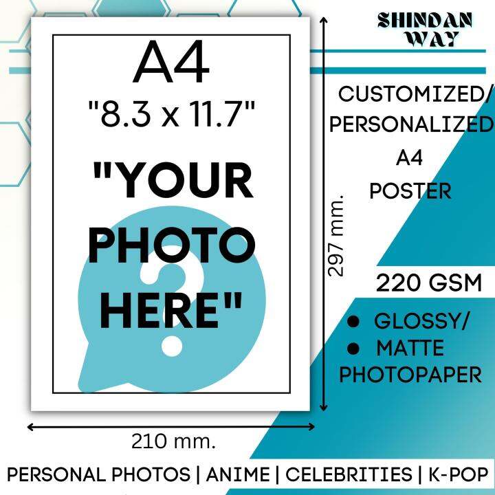 SHINDAN Personalized Poster Customized Poster Printing Services Picture ...