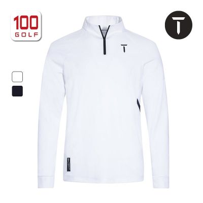 EuropeanTour European Tour golf clothing mens long-sleeved T-shirt spring stand-up collar fashion sports golf