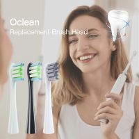 ZZOOI 4/12 Pcs Replaceable Brush Heads Suitable for Oclean X/ X Pro/ Z1/ F1/ One/ Air 2 /se Sonic Electric Toothbrush Brush Refills