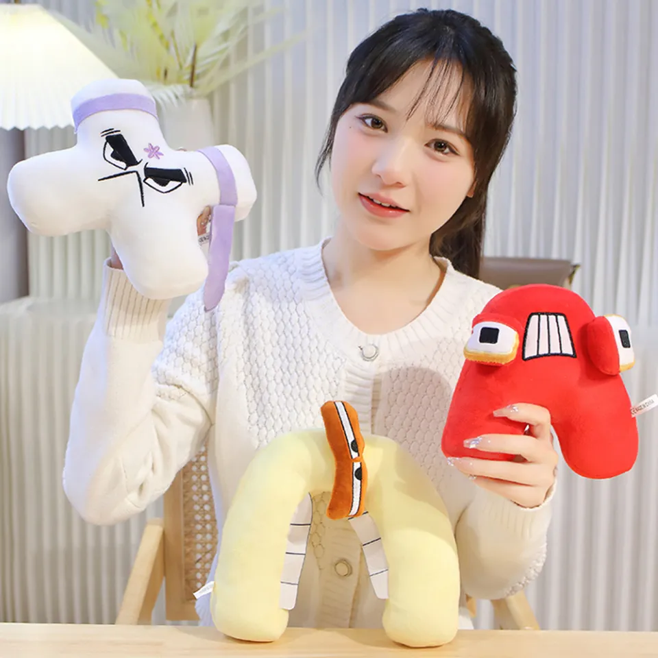 Alphabet Lore Z Plushies Stuffed Animal Dolls, Funny Educational Letter  Toys 