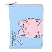 Fashion Women Cute Cat Wallet Small Zipper Girl Designed Pu Leather Coin Purse Female Card Holder Wallet