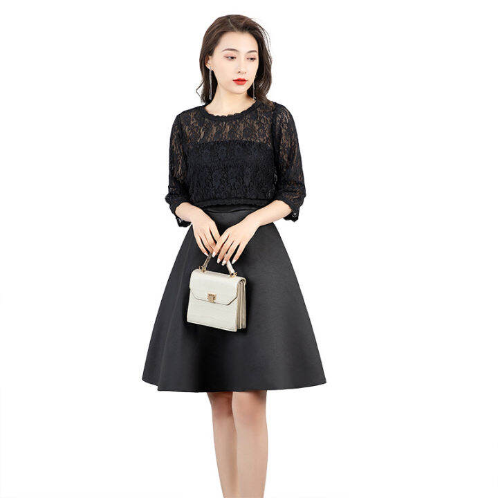 foreign-trade-dress-celebrity-party-temperament-spring-summer-2022-new-waist-black-skinny-hepburn-style-party-dress