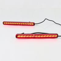 2Pcs Car LED Bumper Light For Honda HR V HRV 2022 2023 Rear Fog Lamp Brake Light Dynamic Turn Signal Reflector