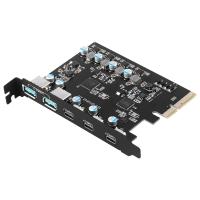 PCIE USB 3.2การ์ด Type C(2) USB3.2 (3 ) PCI สำหรับการ์ดเอ็กซ์แพนชัน Express Type-C ไม่มีแหล่งจ่ายไฟเพิ่มเติมสำหรับ Windows Mac