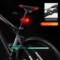 [Arrive in 3 days] Bike Tail Light, Smart Bicycle Rear Flashlight, Bike Warning Turn Taillight Turn Signal Bicycle USB Rechargeable Waterproof Cycling Taillight Bike Accessories[Returned within 7 days]