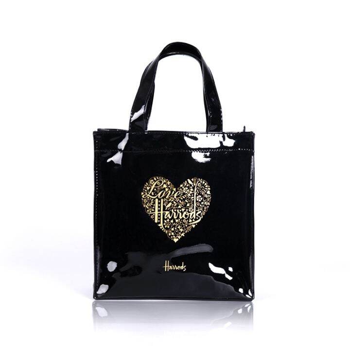 british-fashion-pvc-environmental-protection-shopping-bag-letter-love-large-capacity-waterproof-tote-bag-shoulder-bag-ladies-bag-may