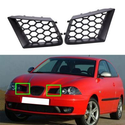 1 Pair Car Front Left Right Bumper Upper Grilles for Seat Typ 6L 2002 2003 2004 2005 2006 2007 2008 2009
