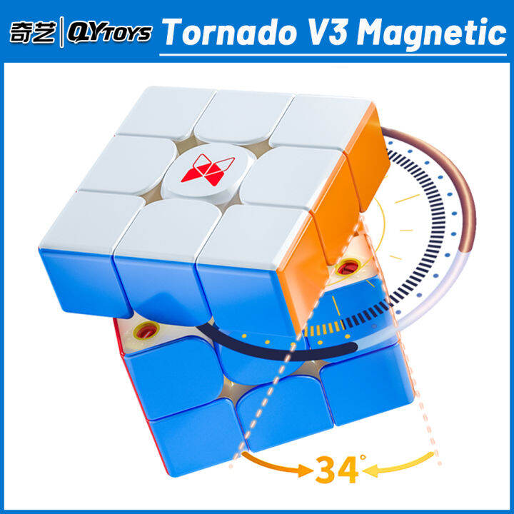 hidoro-qiyi-x-man-tornado-v3m-3x3-flagship-version-magnetic-magic-speed-cube-qiyi-xmd-tornado-v3-m-pioneer-version-puzzle-toys