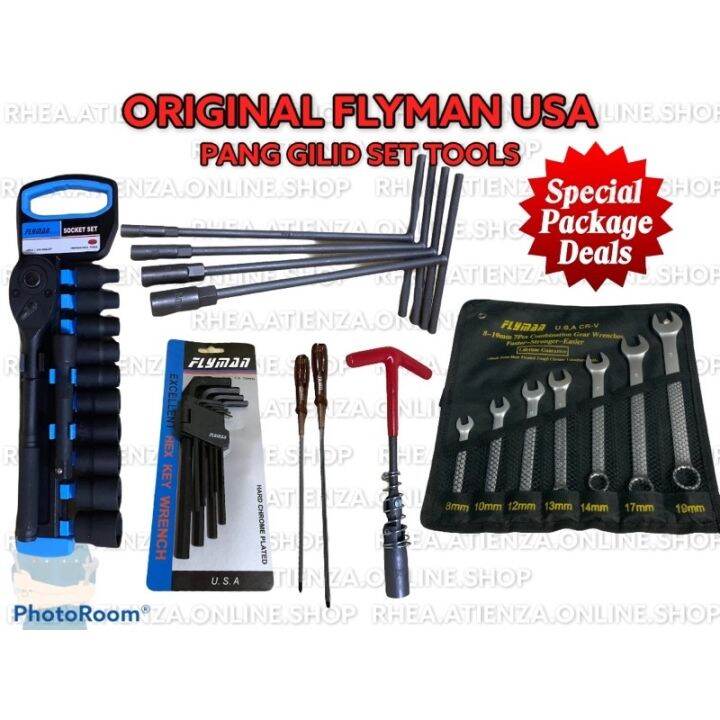 Flyman Panggilid Set (Package Tools For Motorcyles)Bundle Flyman Tools
