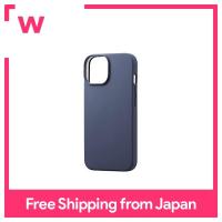 Elecom iPhone 14 / 13 Case Cover Shockproof Shock Absorption Hybrid Silicone Navy PM-A22AHVSCCNV