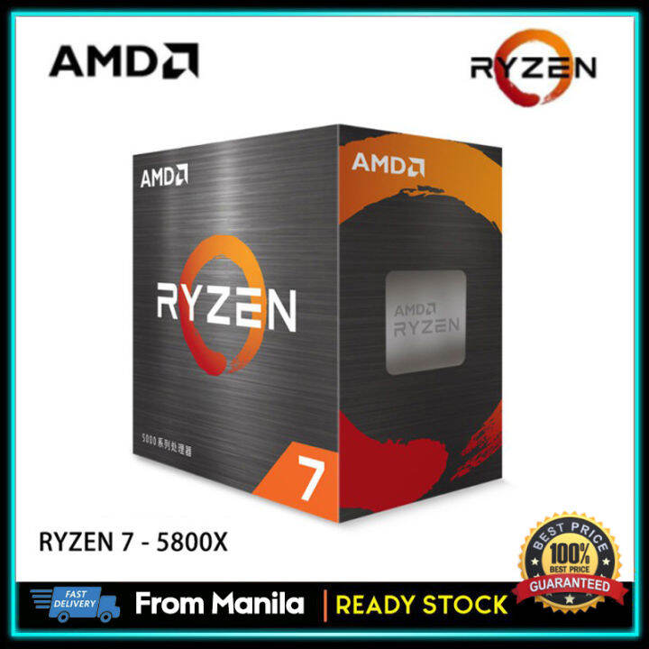 AMD Ryzen 7 5800X 3.8GHz Socket-AM4 Desktop OEM CPU 100-000000063