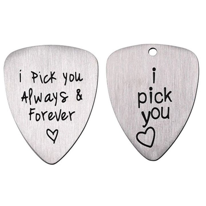 guitar-picks-steel-jewelry-ukulele-accessories-pick-guitar-carved-forever-steel-pick-you-guitar-supplies-guitar-accessories