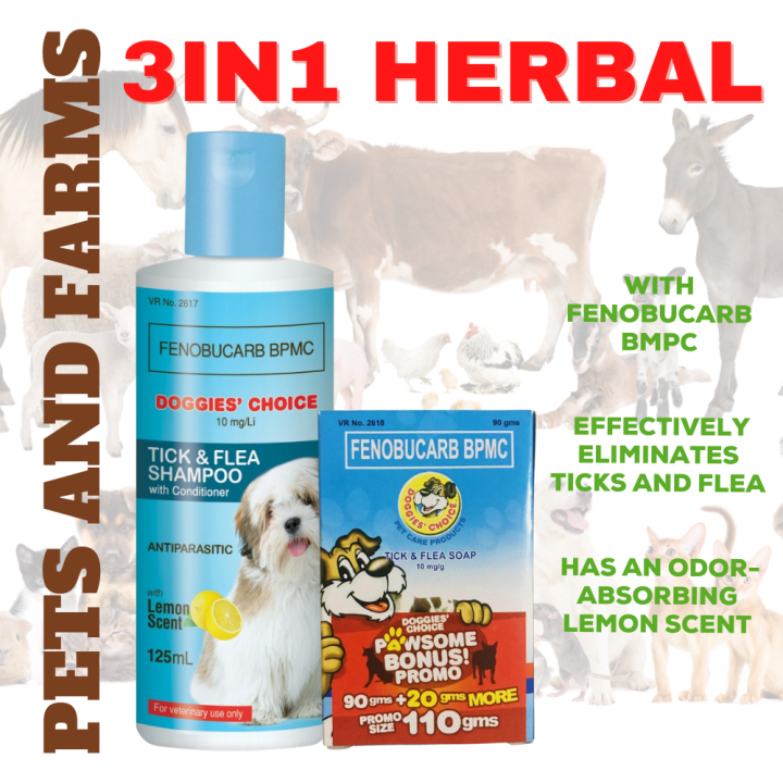 DOGGIES CHOICE TICK AND FLEA SOAP AND SHAMPOO Lazada PH