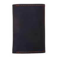 tr1 Shop Stylish Cowhide Mens Wallet Card Case with Coin Pocket and Money Clip