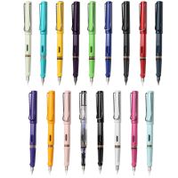 ปากกาหมึกซึม LAMY Safari Fountain Pen vs box with free ink cartridge Mutil color F/EFtip