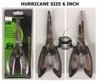 คีมอเนกประสงค์ คีมปลดปากปลา HURRICANE SIZE 6 INCH ขนาด 6 นิ้ว