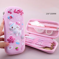 3D EVA pencil case cute Stationery box cartoon animals Pencil box for children pen case big pen bag School supplies storage bag