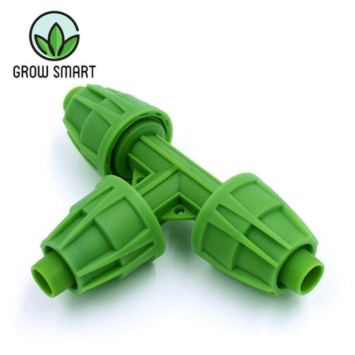 grow-smart-ข้อต่อสวมเร็ว-ข้อต่อท่อpe-16-17มิล-ข้อต่อสามทาง-สายยาง-pe-floraflex-micro-drip-irrigation-pipe-fitting-16-17mm-tee