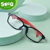 SECG Brand Children 39;s Glasses Comfortable Silica Gel Boys And Girls Glasses Frame Light Flexible Glasses With Eyeglasses