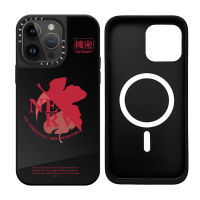 Magsafe เคสโทรศัพท์ EVA กระจกสีดำรองรับชาร์จไร้สายสำหรับ iPhone 14 Pro Max 13 12 Pro Max เคสแม่เหล็กแรงแฟชั่นคุณภาพสูงเคสป้องกันแข็ง
