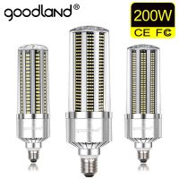 หลอดไฟหลอดไฟข้าวโพด LED E40โคมไฟ LED ข้าวโพด E39 50W 120W 200W โคมไฟ LED 110V 220V อลูมิเนียม E27สำหรับชั้นใต้ดินของโกดังสินค้าโรงงาน