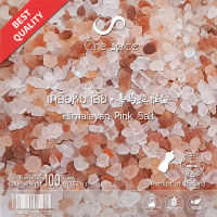 OneSpice เกลือหิมาลัย 100 กรัม | เกลือ ชมพู หิมาลายัน หิมาลัย ไม่เสริมไอโอดีน | Pure Natural Himalayan Pink Salt Crystals | Coarse Grain Perfect Seasonings GCP