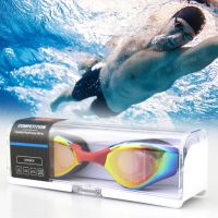 1 Set Professional Waterproof Clear Double Anti-fog Swim Glasses Men Women Eyewear Swimming Goggles