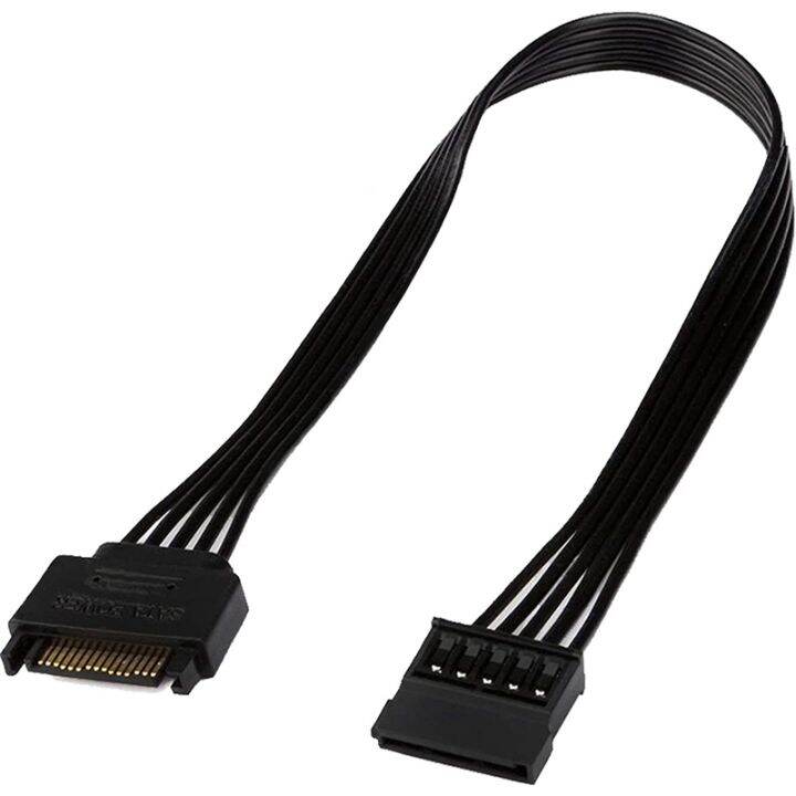 SATA Power Extension Cable,15 Pin SATA Male to Female Extender Power