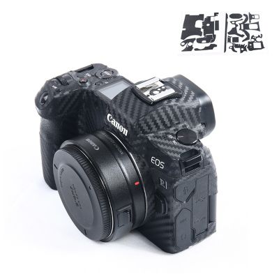 กล้องป้องกันรอยขีดข่วนปกป้องตัวเครื่องฟิล์มไฟเบอร์คาร์บอนสำหรับ Canon EOS R R3 R5 R6 RP M50สติกเกอร์ตกแต่งดีไอวายป้องกัน M6II M6