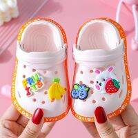 Kids Summer Cartoon Cave Hole Sandals 2022 Garden Beach Slippers Sandals Non-Slip Soft Soled Quick Drying Shoes