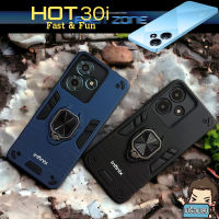 เคส กันกระแทก พร้อมขาตั้งและแหวนแม่เหล็ก สำหรับ Infinix Hot 30i