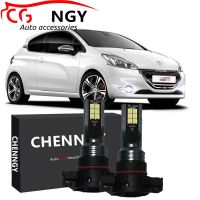 ☞☃✌ FOR Peugeot 208 year 2013 - 2019 (Fog Lamp) - 2pc 6000K LED Fog Light Bulbs Conversion Kit Replace Halogen CG