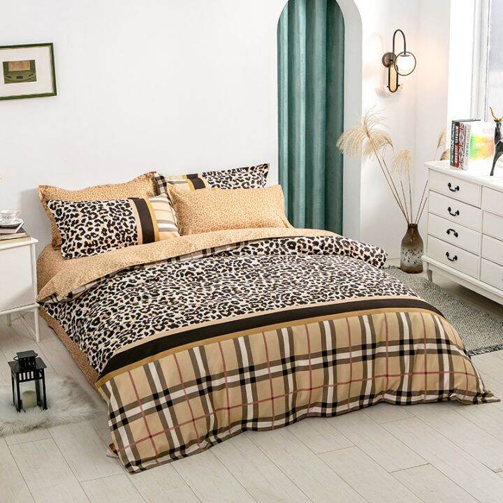 luxury-leopard-lattice-print-home-bedding-sets-duvet-cover-bed-linen-pillowcase-flat-sheet-king-queen-full-twin-4pcs