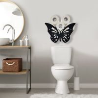 New Bathroom Animal Butterfly Tissue Holder Toilet Toilet Paper Storage Rack Nordic Simple Butterfly Ornament Tissue Holder Toilet Roll Holders