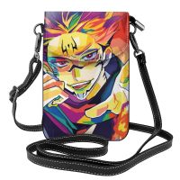 Sukuna Technic Pop Art Shoulder Bag Jujutsu Kaisen Student Bulk Women Bags Vintage Leather Business Purse