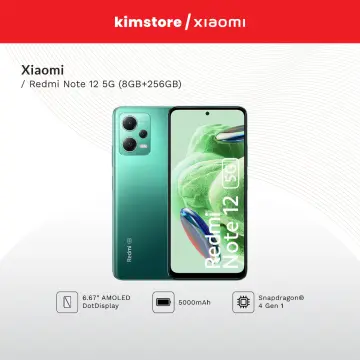 Buy Xiaomi Xiaomi Redmi Note 12 5G 8GB + 256GB Smartphone - Green Online