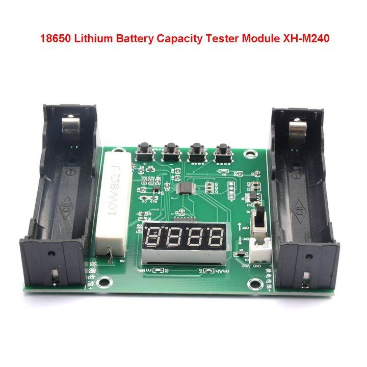 ZZOOI Battery Testers 12V 18650 Lithium Battery Capacity Tester Module ...