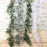 Artificial Ivy Green Leaf Garland Plants Vine Fake Foliage Flowers Home Garden Leaves Decor Fake Rattan String Willow Decoration