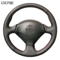 DIY Black Artificial Leather Car Steering Wheel Cover for Honda S2000 2000-2008 Civic Si 2002-2004 Acura RSX Type-S 2005