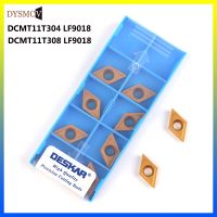 DESKAR 100% ของแท้ DCMT11T304 DCMT11T308 LF9018 คาร์ไบด์แทรกเครื่องมือกลึงเครื่องมือกลึงสําหรับการแปรรูปเหล็ก