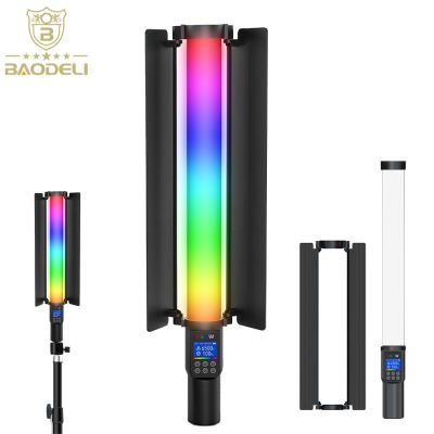 RGB Photography Lighting Video Light Stick Wand With Tripod Stand Party Colorful LED Lamp Fill Light Handheld Flash Speedlight Phone Camera Flash Ligh