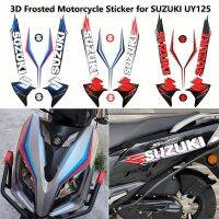 ดีคอลตกแต่งติดตั้งบนหัวรถจักรยานยนต์ UY125ฝ้าสำหรับ Suzuki 2022 UY125