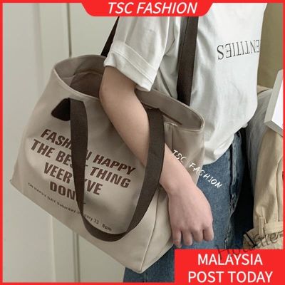 【hot sale】❅❦ C16 TSCfashion Japanese Vintage Large Capacity Canvas Bag Girl Leisure College Style Crossbody Bag Fashion New Handbag Simple Tote Bag