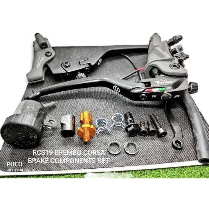 BRAKE MASTER RCS19 CORSA CORTA SINGLE 10A (WITH MIRROR CLAMP) | Lazada PH