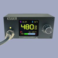 KSGER T12 C210สถานีเครื่องเชื่อมเหล็กขนาดเล็กสำหรับ JBC เชื่อมเคล็ดลับเครื่องควบคุม STC V2.3 DIY 1.8นิ้วสว่านไฟฟ้านอนอัตโนมัติ70W มอนทากู